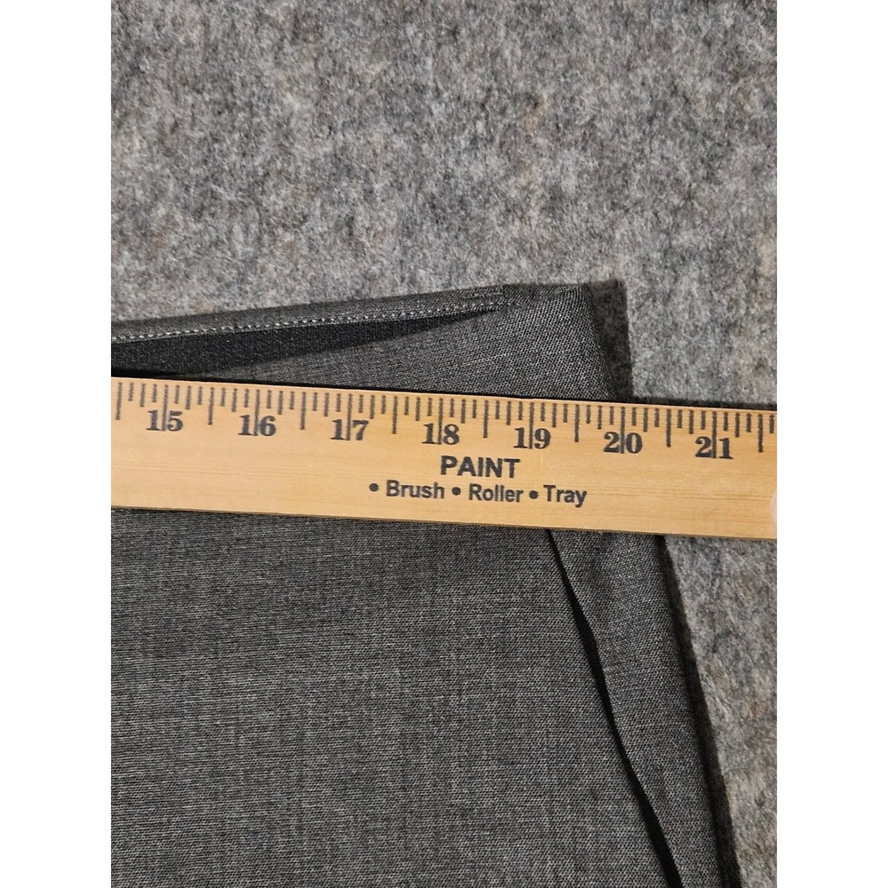 Haggar Premium Dress Pants Mens 38x32 Gray Straight Fit Lot Of 2 - Picture 9 of 10